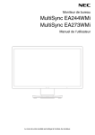 MultiSync EA244WMi MultiSync EA273WMi