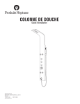 COLONNE DE DOUCHE - Produits Neptune