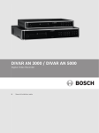 Bosch Divar AN 3000/5000