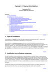 Aplusix 3.1 - Manuel d`installation 1. Types d`installation 2