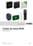 Unités de saisie RFID