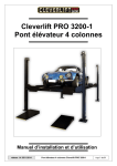 Cleverlift PRO 3200-1 Pont élévateur 4 colonnes