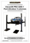 Cleverlift PRO 3200-1 Pont &eacute;l&eacute;vateur 4 colonnes