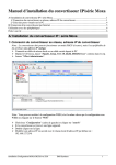 Manuel d`installation du convertisseur IP/s&eacute;rie Moxa - Dmi