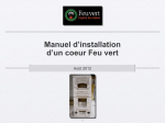 Manuel d`installation d`un coeur Feu vert