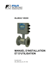 m2000 manuel d`installation et d`utilisation