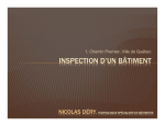 INSPECTION D`UN BÂTIMENT - Nicolas Déry • Expert en bâtiment