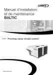 BALTIC Manuel d`installation et de maintenance