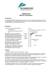 SENSIVIC-SS Manuel d`installation