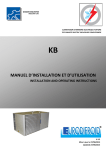 MANUEL D`INSTALLATION ET D`UTILISATION