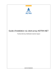 Guide d`installation du client proxy ASTRA-NET