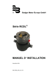 Série RCDL MANUEL D` INSTALLATION