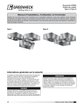 Manuel d`installation, d`utilisation et d`entretien