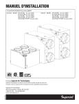 MANUEL D`INSTALLATION - Imperial Manufacturing Group