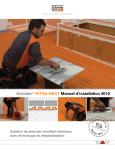 Schluter&reg;-DITRA-HEAT Manuel d`installation 2015