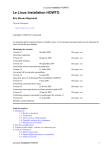 Le Linux Installation HOWTO - The Linux Documentation Project