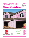 Manuel d`installation - Owens Corning Canada