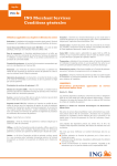 ING Merchant Services Conditions générales