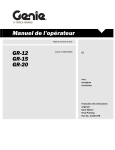 Manuel de l`op&eacute;rateur