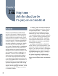 Administration de l`équipement médical (pdf 333kb)