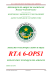 RTA 6 EXPLOITATION TECHNIQUE DES AERONEFS