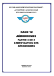 RACD 12 – Partie 3 - Autorité de l`aviation civile