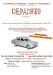 Catalogue PEUGEOT 403 - DEPANOTO
