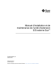 Manuel d`installation et de maintenance de l`unit&eacute; d`extension E/S