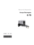 Manuel de R&eacute;paration Groupe &Eacute;lectrog&egrave;ne G 70