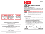 Oxygen Sensor Removal & Installation Instructions