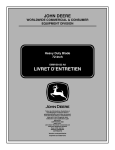 LIVRET D`ENTRETIEN