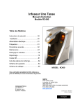 BW-306-01 Service Manual RC400 (French)