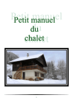 Cliquer ici pour télécharger le "Petit manuel du - Chalet St