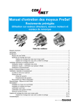 Manuel d`entretien des moyeux PreSet&reg; Roulements