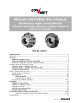 Manuel d`entretien des moyeux