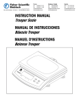 Instruction Manual Trooper Scale, Manual de Instrucciones Báscula