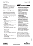 Série 167D - Welcome to Emerson Process Management