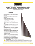 A-GAGE™ EZ-ARRAY™ Guide d`installation rapide