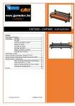 CMT300 – CMT600 Werkinstructie