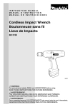 Cordless Impact Wrench Boulonneuse sans fil Llave de Impacto