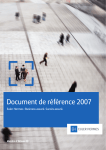 Document de référence 2007