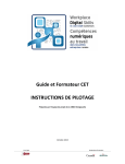 INSTRUCTIONS de pilotage numériques pour Guide et Formateur