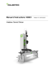 Manuel d`instructions 100001 Version 10 / 2015.02.05 Inlabtec