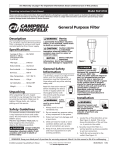 General Purpose Filter - Power Equipment Direct