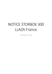 Notice installation Storbox 300 - Store-direct