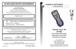 Pocket Tach 99 (PT99) - ITM Instruments Inc.
