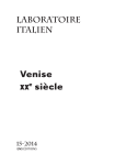 Venise e siècle - Arca - Università Ca` Foscari di Venezia