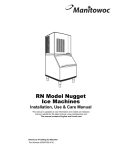 RN Model Installation, Use and Care Manual