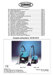 Carpet extractors 1210/1215
