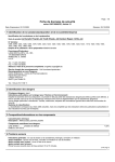 Fiche de données de sécurité